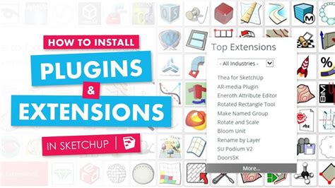sketchup extensions download.